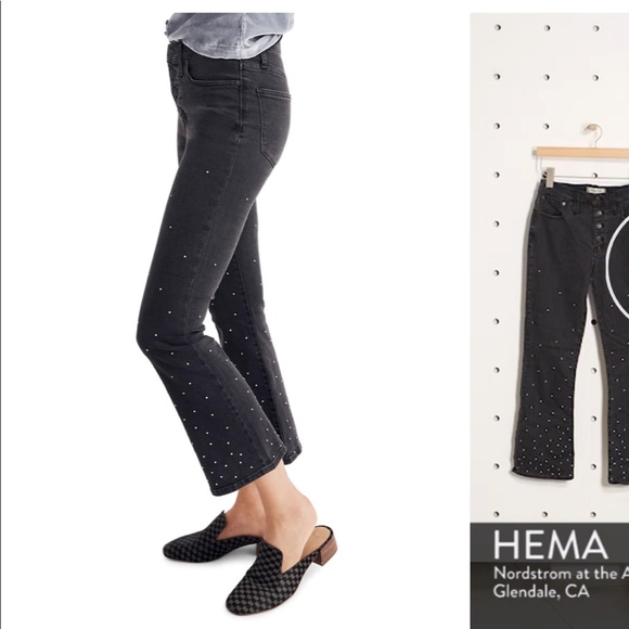 NEW • Madewell • Cali Demi Bootcut Jeans Black - Picture 2 of 8